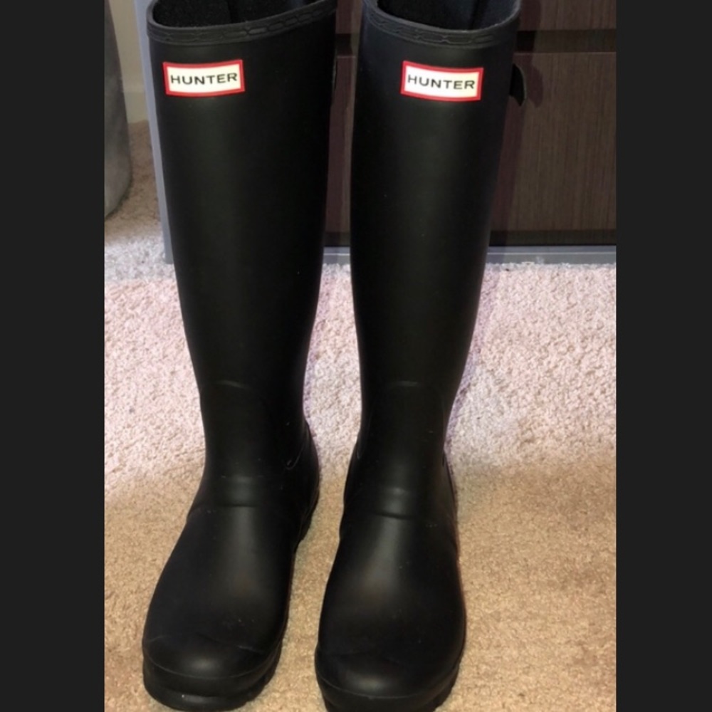 Tall Wide Calf Hunter Boots